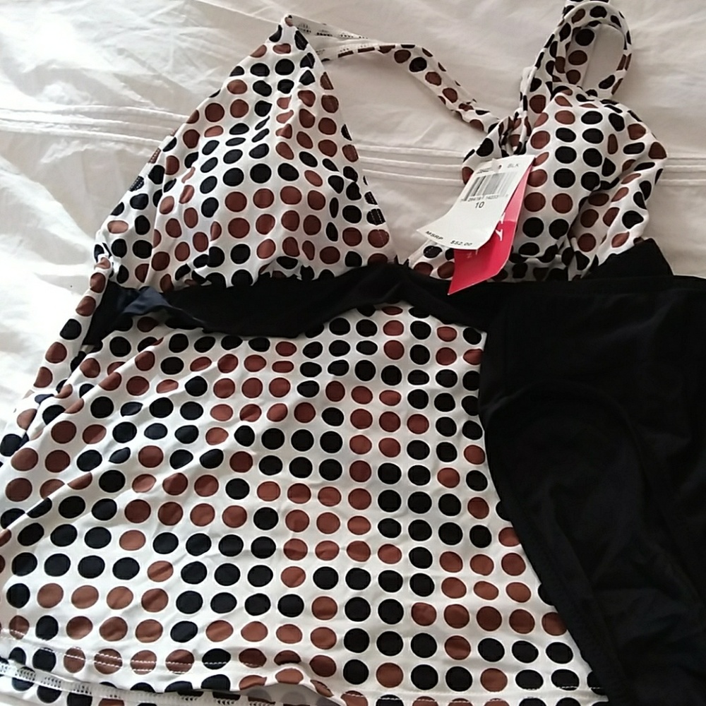 Two piece bathing suit size 10